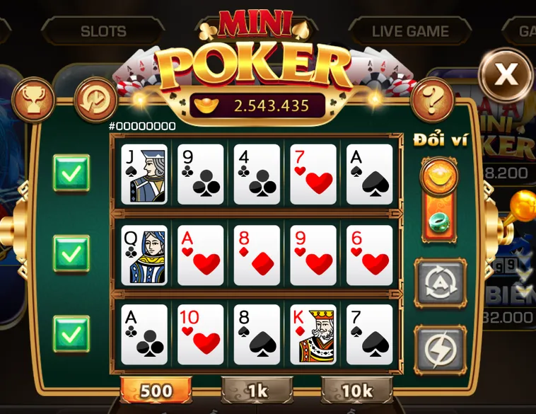 Mini Poker Tại iWin Club Sân Chơi Đấu Trí Đẳng Cấp Với Những Phần Thưởng Triệu Đô