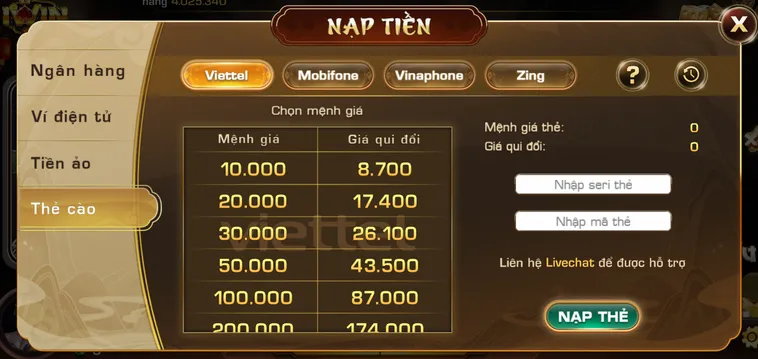 Nạp Tiền iWin Club Hướng Dẫn Cách Giao Dịch An Toàn Và Tốc Độ Nhất Năm 2026