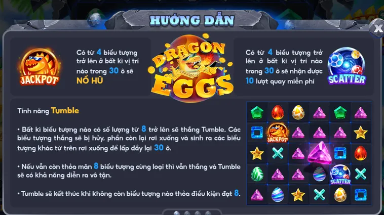 Khám Phá Siêu Phẩm Nổ Hũ Dragon Eggs Tại iWin Club Với Phần Thưởng Khổng Lồ