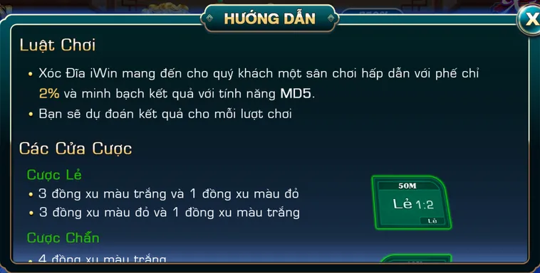 Xóc Dĩa Tại iWin Club Đỉnh Cao Của Sự Kịch Tính Và May Mắn Trong Mỗi Ván